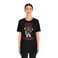 Deion Sanders Atlanta Falcons, Soft Cotton Bella and Canvas Short Sleeve Tee shirt