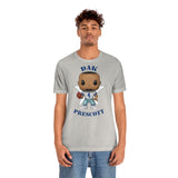 Dak Prescott Dallas Cowboys, Soft Cotton Bella and Canvas Short Sleeve Tee shirt