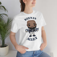 Keenan Allen L.A Chargers, Soft Cotton Bella and Canvas Short Sleeve Tee shirt