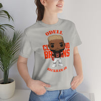 Odell Beckham Jr Cleveland Browns, Soft Cotton Bella and Canvas Short Sleeve Tee shirt