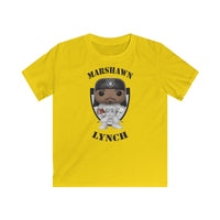 Marshawn Lynch Oakland Raiders, Kids Gildan Softstyle Tee Shirt