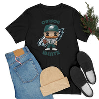 Carson Wentz Philadelphia Eagles (White Jersey), Soft Cotton Bella and Canvas Short Sleeve Tee shirt