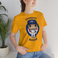 Anthony Rizzo Chicago Cubs, Soft Cotton Bella and Canvas Short Sleeve Tee shirt