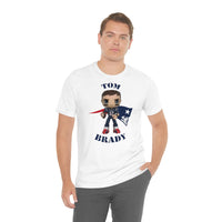 Tom Brady New England Patriots (Large), Soft Cotton Bella and Canvas Short Sleeve Tee shirt