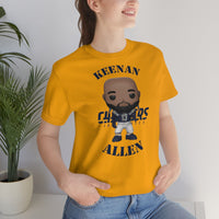 Keenan Allen L.A Chargers, Soft Cotton Bella and Canvas Short Sleeve Tee shirt