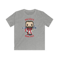Braden Holtby Washington Capitals, Kids Gildan Softstyle Tee Shirt