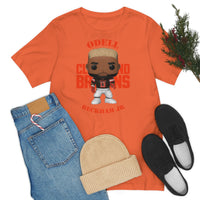 Odell Beckham Jr Cleveland Browns, Soft Cotton Bella and Canvas Short Sleeve Tee shirt