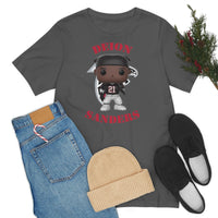 Deion Sanders Atlanta Falcons, Soft Cotton Bella and Canvas Short Sleeve Tee shirt