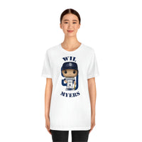 Wil Myers San Diego Padres, Soft Cotton Bella and Canvas Short Sleeve Tee shirt