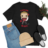 Taylor Hall New Jersey Devils, Soft Cotton Bella and Canvas Short Sleeve Tee shirt