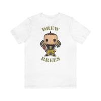 Drew Brees New Orleans Saints Throwback, Soft Cotton Bella and Canvas Short Sleeve Tee shirt