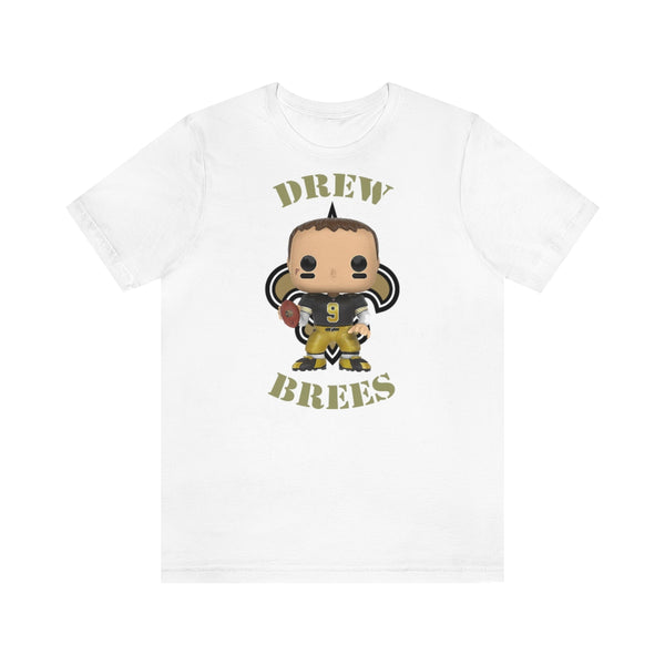 Drew Brees New Orleans Saints Throwback, Soft Cotton Bella and Canvas Short Sleeve Tee shirt