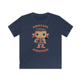 Kristaps Porzingis New York Knicks, Kids Gildan Softstyle Tee Shirt