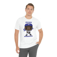 Jackie Robinson L.A/Brooklyn Dodgers, Soft Cotton Bella and Canvas Short Sleeve Tee shirt