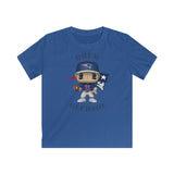 Drew Bledsoe New England Patriots, Kids Gildan Softstyle Tee Shirt