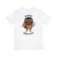 Kobe Bryant L.A Lakers (Yellow Jersey), Soft Cotton Bella and Canvas Short Sleeve Tee shirt