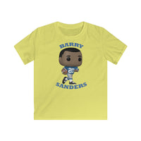 Barry Sanders Detroit Lions, Kids Gildan Softstyle Tee Shirt
