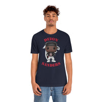 Deion Sanders Atlanta Falcons, Soft Cotton Bella and Canvas Short Sleeve Tee shirt