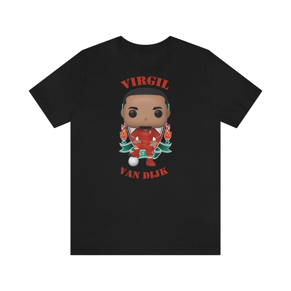 Virgil Van Dijk Liverpool, Soft Cotton Bella and Canvas Short Sleeve Tee shirt