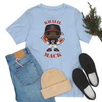 Khalil Mack Chicago Bears, Soft Cotton Bella and Canvas Short Sleeve Tee shirt