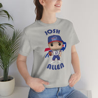 Josh Allen Buffalo Bills, Soft Cotton Bella and Canvas Short Sleeve Tee shirt
