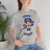 Josh Allen Buffalo Bills, Soft Cotton Bella and Canvas Short Sleeve Tee shirt