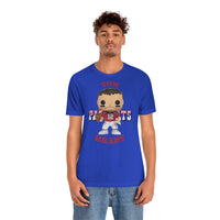 Tom Brady New England Patriots (Throwback), Soft Cotton Bella and Canvas Short Sleeve Tee shirt