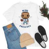 Dak Prescott Dallas Cowboys, Soft Cotton Bella and Canvas Short Sleeve Tee shirt