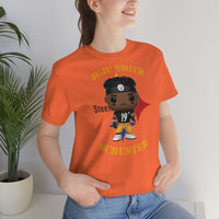 JuJu Smith Schuster Pittsburgh Steelers, Soft Cotton Bella and Canvas Short Sleeve Tee shirt