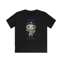 Babe Ruth New York Yankees, Kids Gildan Softstyle Tee Shirt