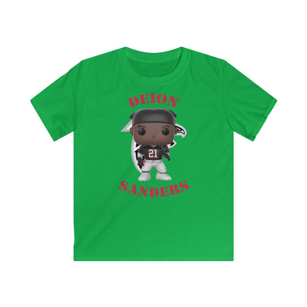 Deion Sanders Atlanta Falcons, Kids Gildan Softstyle Tee Shirt