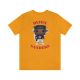 Deion Sanders Atlanta Falcons, Soft Cotton Bella and Canvas Short Sleeve Tee shirt