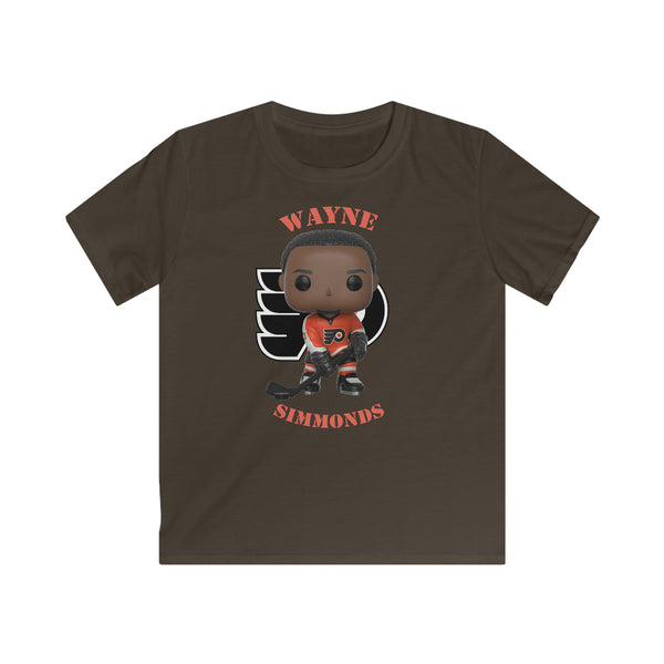 Wayne Simmonds Philadelphia Flyers, Kids Gildan Softstyle Tee Shirt