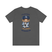 Clayton Kershaw L.A Dodgers, Soft Cotton Bella and Canvas Short Sleeve Tee shirt