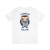 Andrew Luck Indianapolis Colts, Soft Cotton Bella and Canvas Short Sleeve Tee shirt