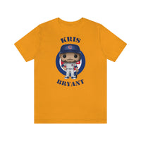 Kris Bryant Chicago Cubs, Soft Cotton Bella and Canvas Short Sleeve Tee shirt