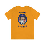 Kris Bryant Chicago Cubs, Soft Cotton Bella and Canvas Short Sleeve Tee shirt
