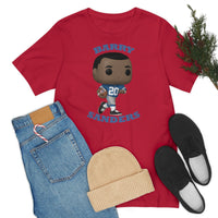 Barry Sanders Detroit Lions, Soft Cotton Bella and Canvas Short Sleeve Tee shirt