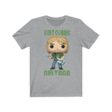 Kurt Cobain Green Jumper, Soft Cotton Bella and Canvas Short Sleeve Tee shirt
