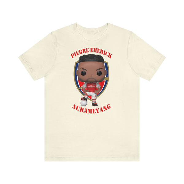 Pierre-Emerick Aubameyang Arsenal, Soft Cotton Bella and Canvas Short Sleeve Tee shirt