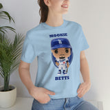 Mookie Betts L.A/Brooklyn Dodgers, Soft Cotton Bella and Canvas Short Sleeve Tee shirt