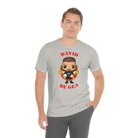 David De Gea Manchester United, Soft Cotton Bella and Canvas Short Sleeve Tee shirt