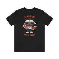 Walter Payton Chicago Bears (White), Soft Cotton Bella and Canvas Short Sleeve Tee shirt