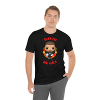 David De Gea Manchester United, Soft Cotton Bella and Canvas Short Sleeve Tee shirt