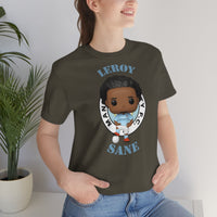 Leroy Sane Manchester City, Soft Cotton Bella and Canvas Short Sleeve Tee shirt