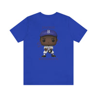 Jackie Robinson L.A/Brooklyn Dodgers, Soft Cotton Bella and Canvas Short Sleeve Tee shirt