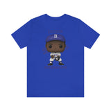 Jackie Robinson L.A/Brooklyn Dodgers, Soft Cotton Bella and Canvas Short Sleeve Tee shirt