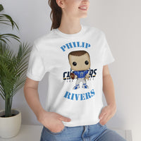 Philip Rivers L.A Chargers, Soft Cotton Bella and Canvas Short Sleeve Tee shirt