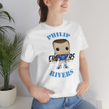 Philip Rivers L.A Chargers, Soft Cotton Bella and Canvas Short Sleeve Tee shirt