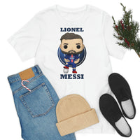 Lionel Messi PSG, Soft Cotton Bella and Canvas Short Sleeve Tee shirt